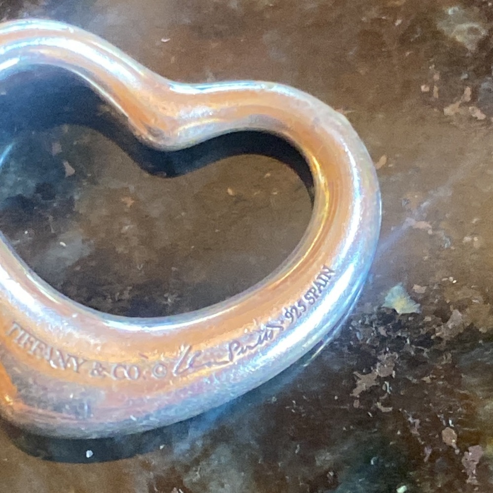 Tiffany & CO Elsa Peretti  open heart pendant - Picture 5 of 5